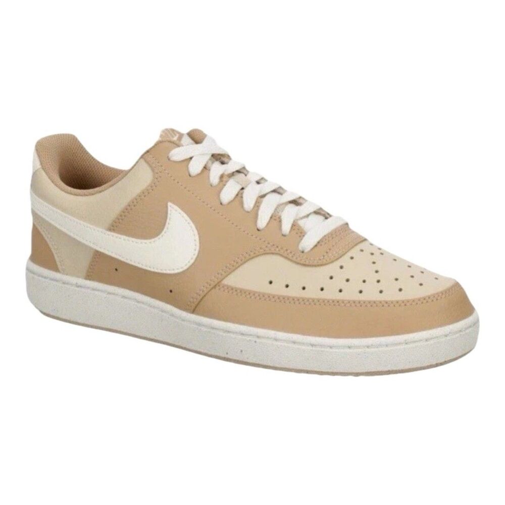Nike Court Vision Lo Shoes, Sand Drift Sail-Hemp, IB4495 126, Men's Sz 11.5, NEW